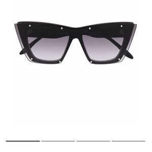 Alexander McQueen sunglasses with case.